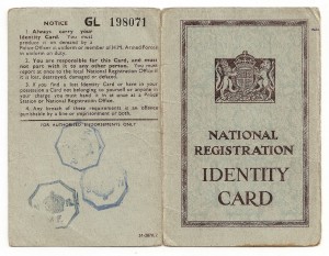 Old British identity card - Open Systems DRM